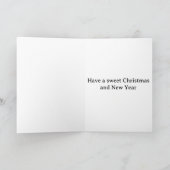 スイートサンタクリスマスカード カード (内部)