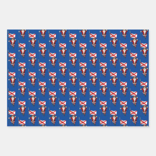 スイートサンタクロースがアラバマを訪れる ラッピングペーパーシート (正面3)