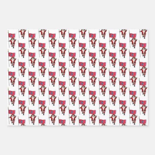 スイートサンタクロースがテネシーを訪れる ラッピングペーパーシート (正面)