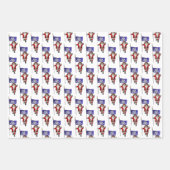 スイートサンタクロースがルイジアナを訪れる ラッピングペーパーシート (正面)