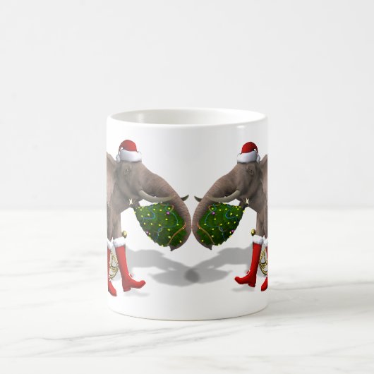 スイートサンタクロース象 コーヒーマグカップ (中央)