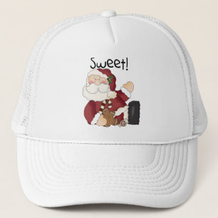 スイートサンタホリデーTシャツとギフト キャップ