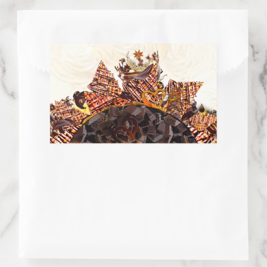 スイートサンデー! :) CBS サンデーモーニング サンズ 長方形シール (バッグ)