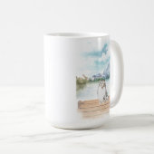 スイートシェットランドシェプドッグセラミックマグカップ コーヒーマグカップ (正面右)