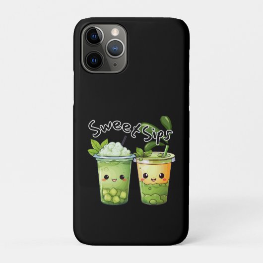 スイートシップスカワイイタピオカドリンクペア Case-Mate iPhoneケース (裏)