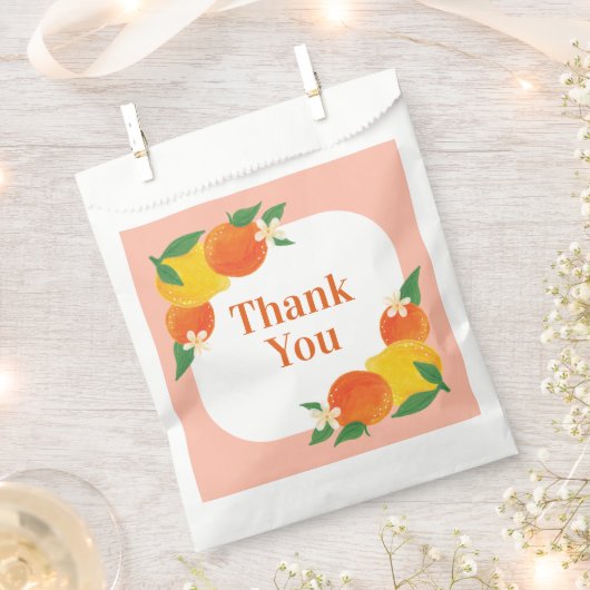 スイートシトラス サンクス フェイバーバッグ (クリップ留めされた状態)