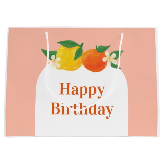 スイートシトラス バースデー ギフトバッグ (正面)