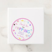 スイートショップ棒つきキャンデーキャンディ誕生日サンキュー フェイバータグ (インサイチュ)