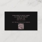 スイートショップQRコード名刺 名刺 (裏面)