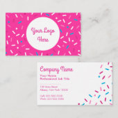 スイートシンプルスプ数々のリンクル-カラー 名刺 (正面/裏面)