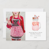 スイートシーズンペパーミントミルクシェイククリスマス シーズンカード (正面)