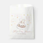 スイートシープピンキー魔法金ゴールドスターラムベイビーシャワー フェイバーバッグ (正面)