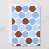 スイートシープボーイベビーシャワー招待状 招待状 (裏面)