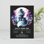 スイートジャングルウルフ誕生日 招待状 (スタンド正面)