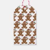 スイートジンジャーブレッドガールウォーターイラストレーション ギフトタグ (裏面)