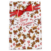 スイートジンジャーブレッドマンズベーカーズ ミディアムペーパーバッグ (正面)