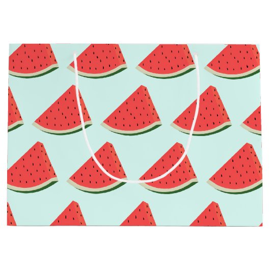 スイートスイカおもしろい抱き枕 ラージペーパーバッグ (正面)