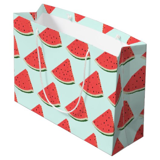 スイートスイカおもしろい抱き枕 ラージペーパーバッグ (裏面アングル)