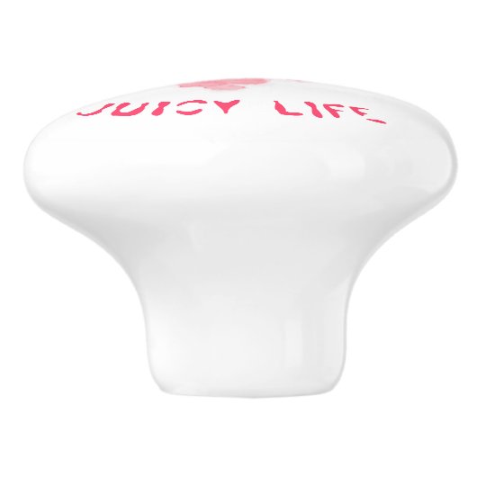 スイートスイカのセラミックノブ – カスタム文字 セラミックノブ (側面)