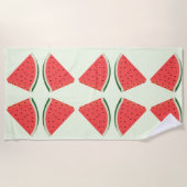 スイートスイカビーチタオル – カスタムカラー ビーチタオル (正面)