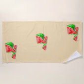 スイートスイカビーチタオル ビーチタオル (正面)