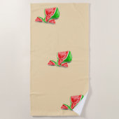 スイートスイカビーチタオル ビーチタオル (正面)