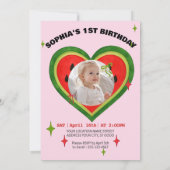 スイートスイカリボンサマー招待状 招待状 (裏面)