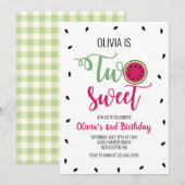 スイートスイカ二歳 招待状 (正面/裏面)