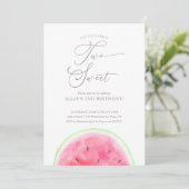 スイートスイカ2nd誕生日パーティー 招待状 (スタンド正面)