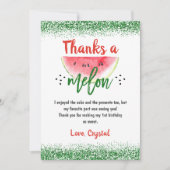 スイートスイカ サンキューメロン 誕生日 サンキューカード (正面)