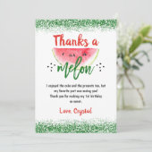 スイートスイカ サンクス ア メロン 誕生日 サンキューカード (スタンド正面)