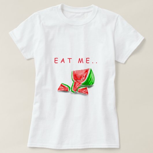 スイートスイカTシャツおもしろい-カスタム文字 Tシャツ (デザイン正面)