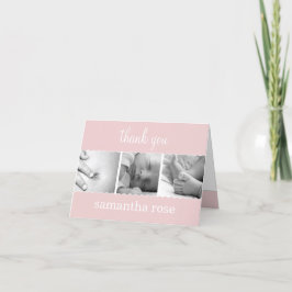 スイートスカラップスベビーサンキューカード サンキューカード