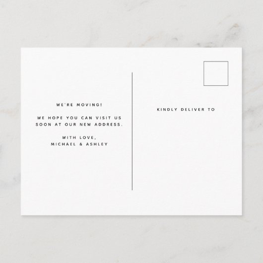 スイートスカル引っ越し案内はがき 案内ポストカード (裏面)