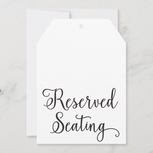 スイートスクリプト予約結婚座席の大ラベル (正面)