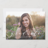 スイートスクリプト | フォト 卒業パーティー招待状 招待状 (正面)