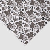 スイートスタンダードシュナウザーミニチュアペットパピードッグ 薄葉紙 (詳細)