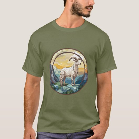 スイートステンドグラスビッグホーン Tシャツ (正面)