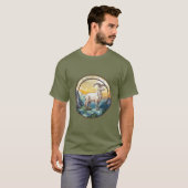 スイートステンドグラスビッグホーン Tシャツ (正面フル)