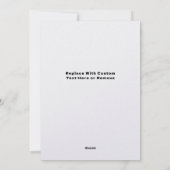 スイートストロベリパーソナライズされたーバレンタインデーのカード シーズンカード (裏面)