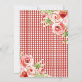 スイートストロベリーガールズ誕生日招待状 招待状 (裏面)