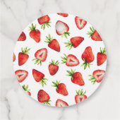 スイートストロベリーサンキューベリーマジョーベビーシャワー フェイバータグ (裏面)