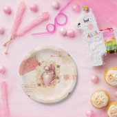 スイートストロベリーサンタ7インチラウンドプレート ペーパープレート (パーティー)