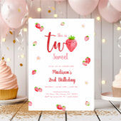 スイートストロベリーセカンドバースデー 招待状