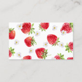 スイートストロベリーベビーシャワー 名刺