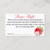 スイートストロベリーベビーシャワー 名刺