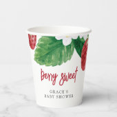 スイートストロベリーベビーシャワー 紙コップ (裏面)