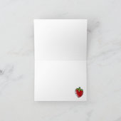 スイートストロベリーベリーファースト誕生日 シーズンカード (内部)