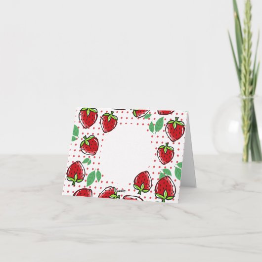 スイートストロベリーベリーファースト誕生日 シーズンカード (裏面)