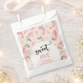 スイートストロベリー子供の誕生日 フェイバーバッグ
